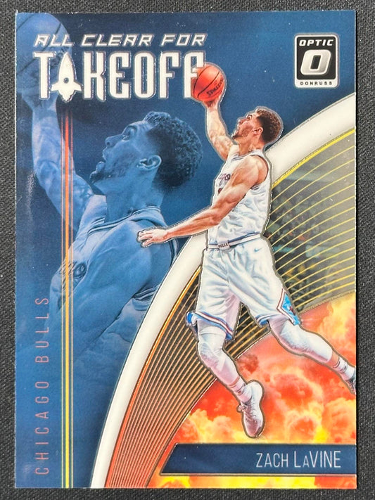 2018-19 Donruss Optic #5 Zach LaVine All Clear for Takeoff