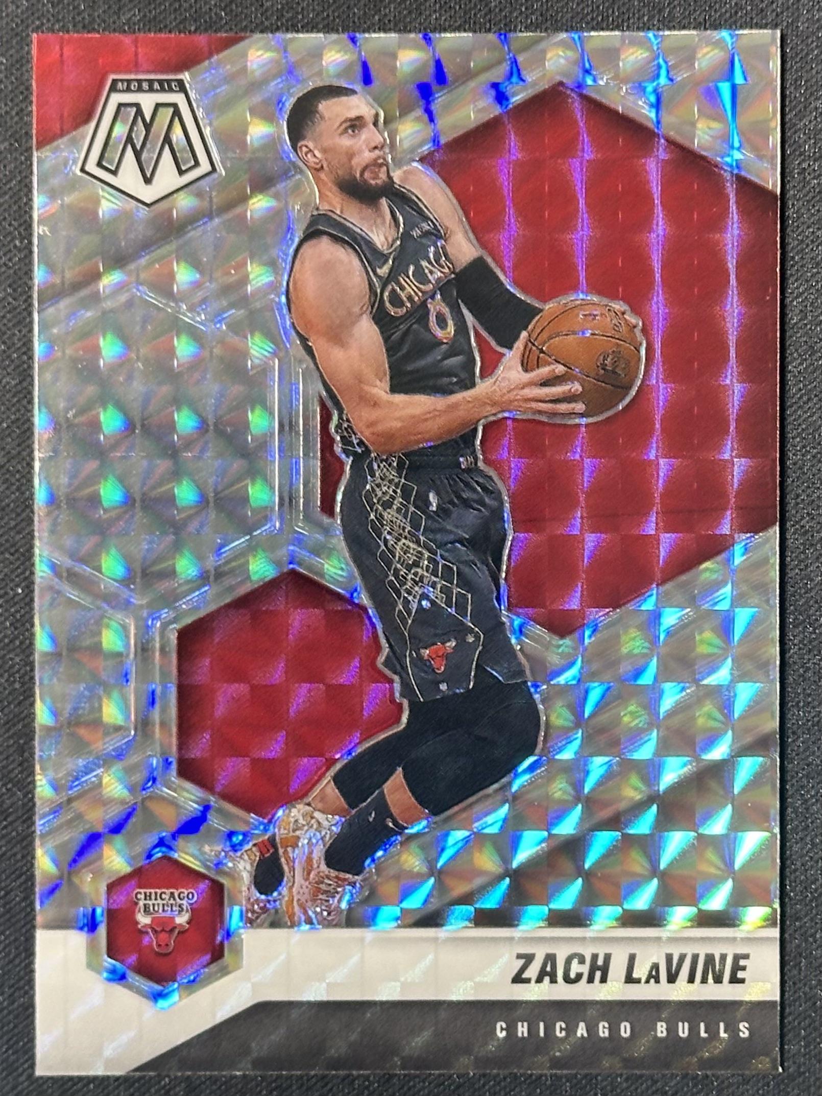 2020-21 Panini Mosaic #66 Zach LaVine Mosaic