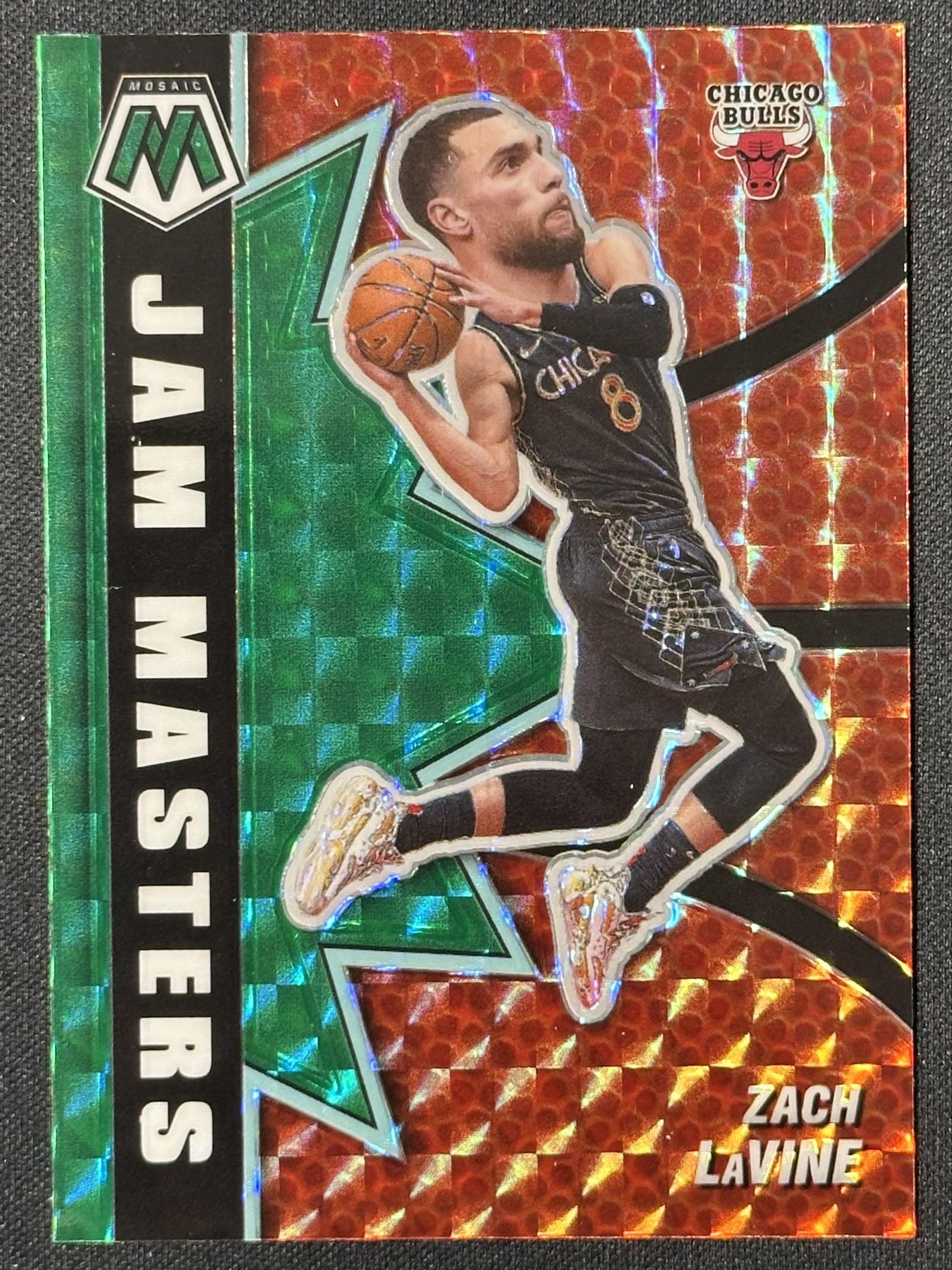 2020-21 Panini Mosaic #6 Zach LaVine Jam Masters Mosaic Green