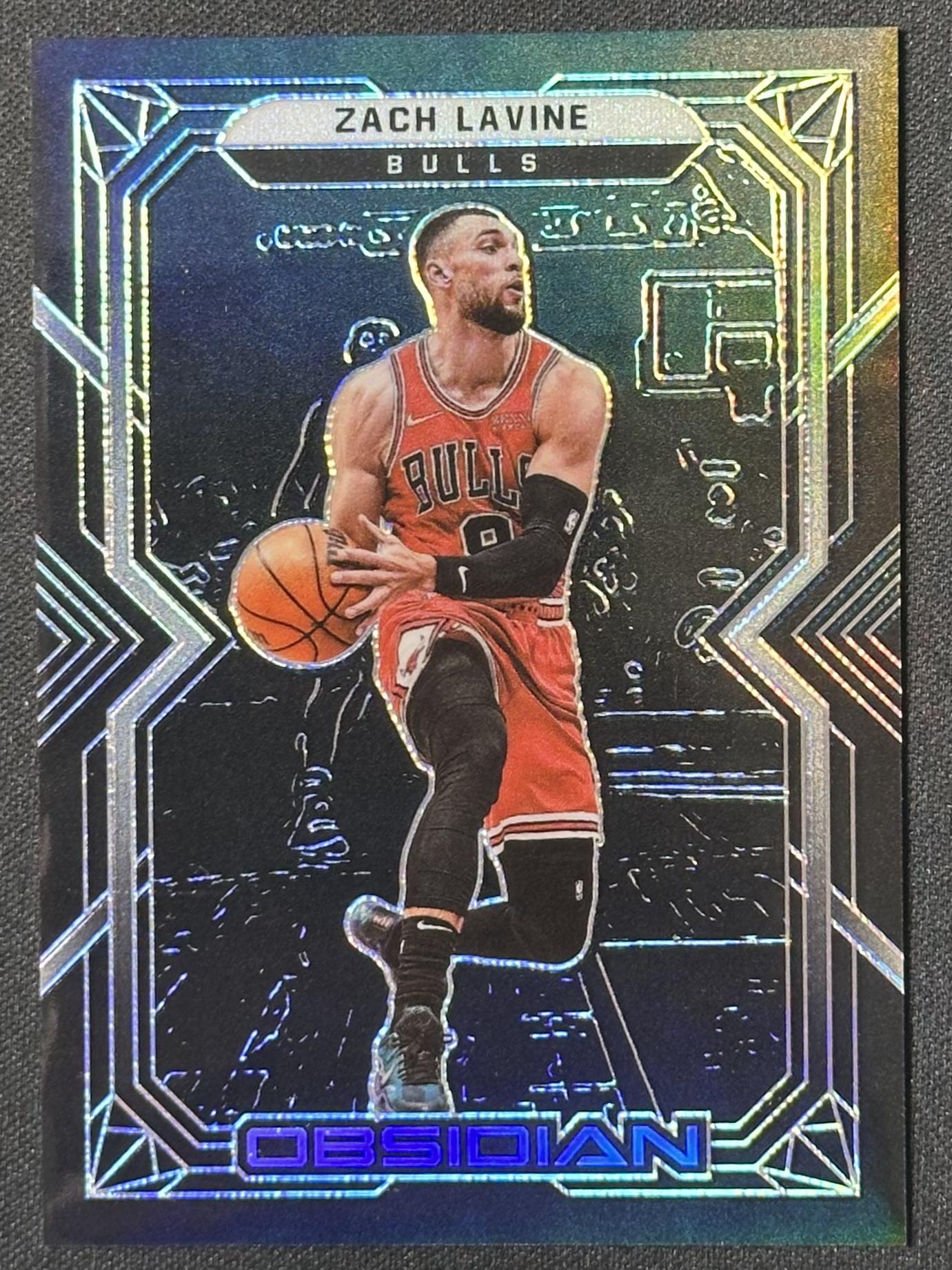 2021-22 Panini Obsidian #19 Zach LaVine