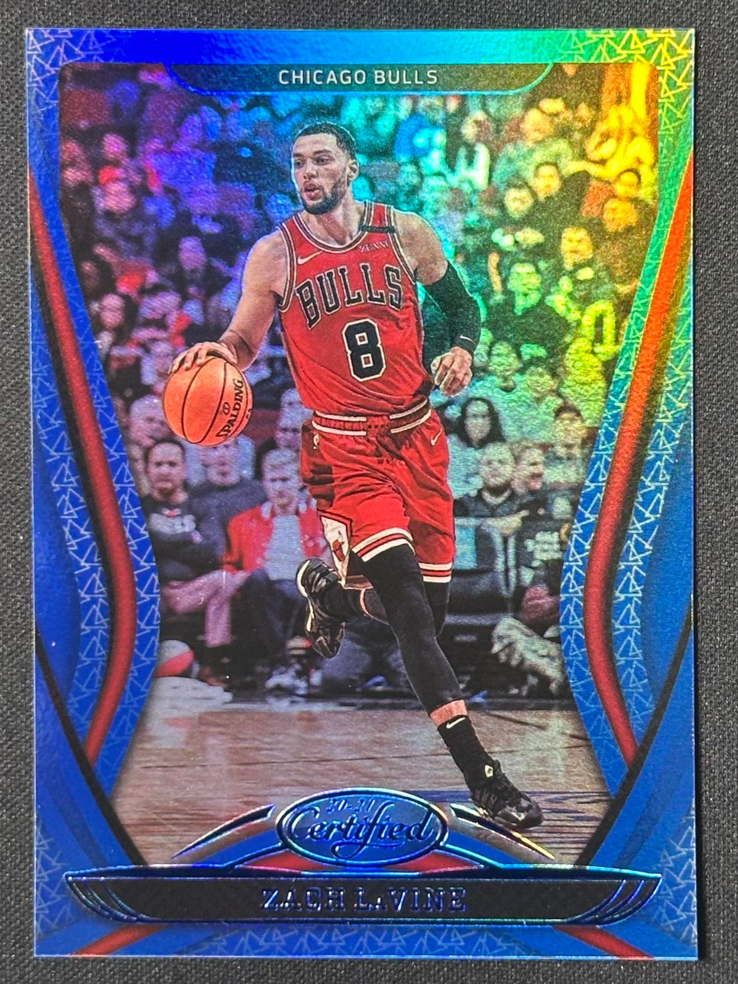 2020-21 Panini Certified #52 Zach LaVine Mirror Blue
