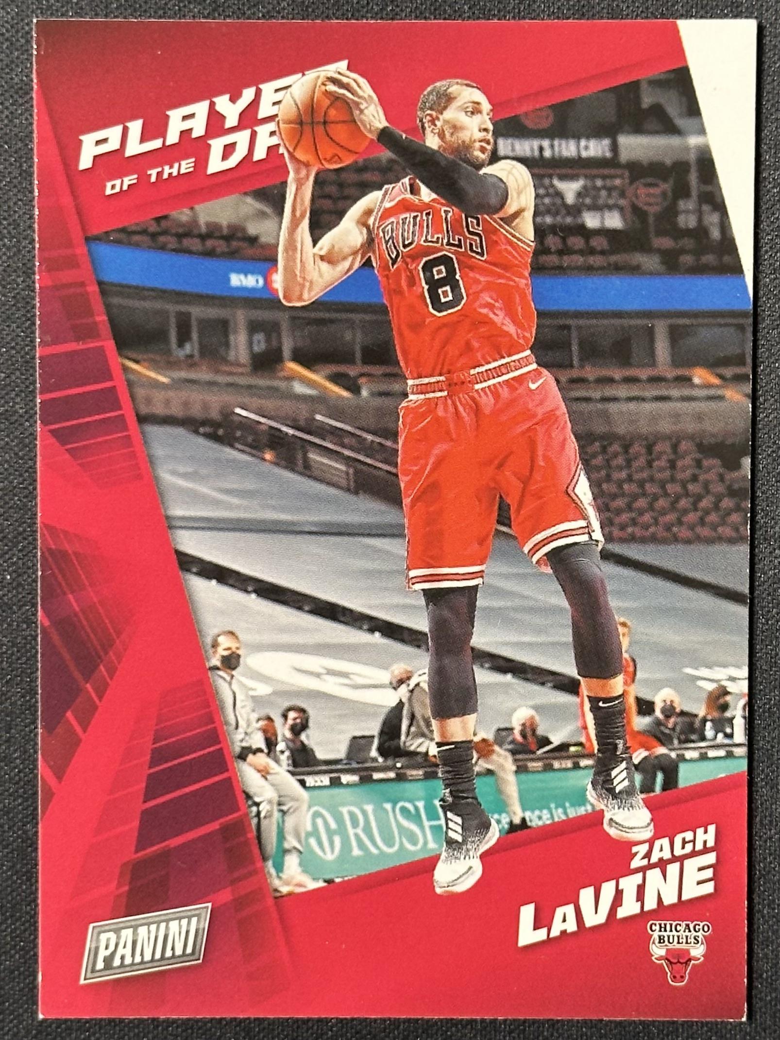 2021-22 Panini NBA Player of the Day #10 Zach Lavine