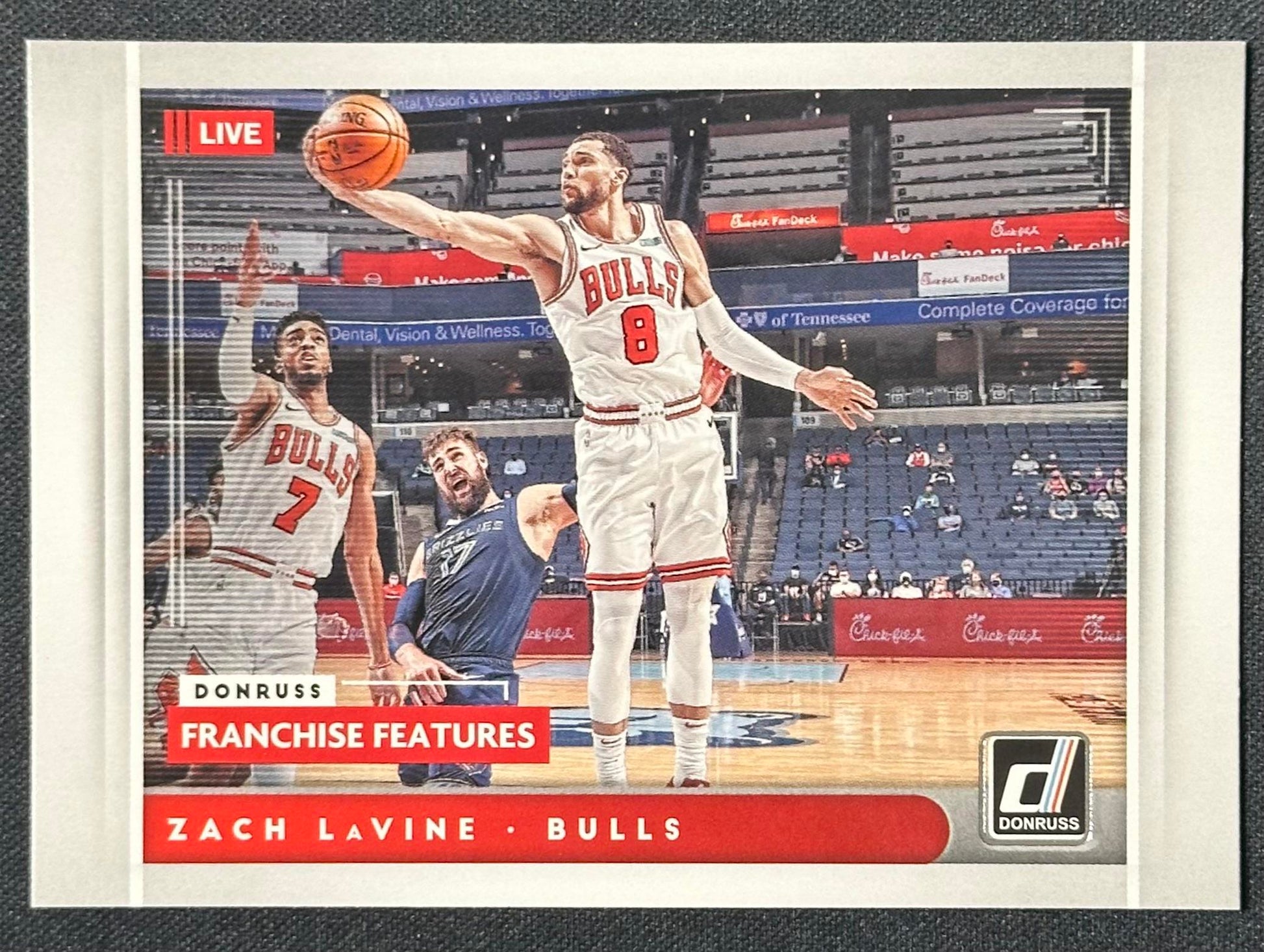 2021-22 Donruss #19 Zach LaVine Franchise Features