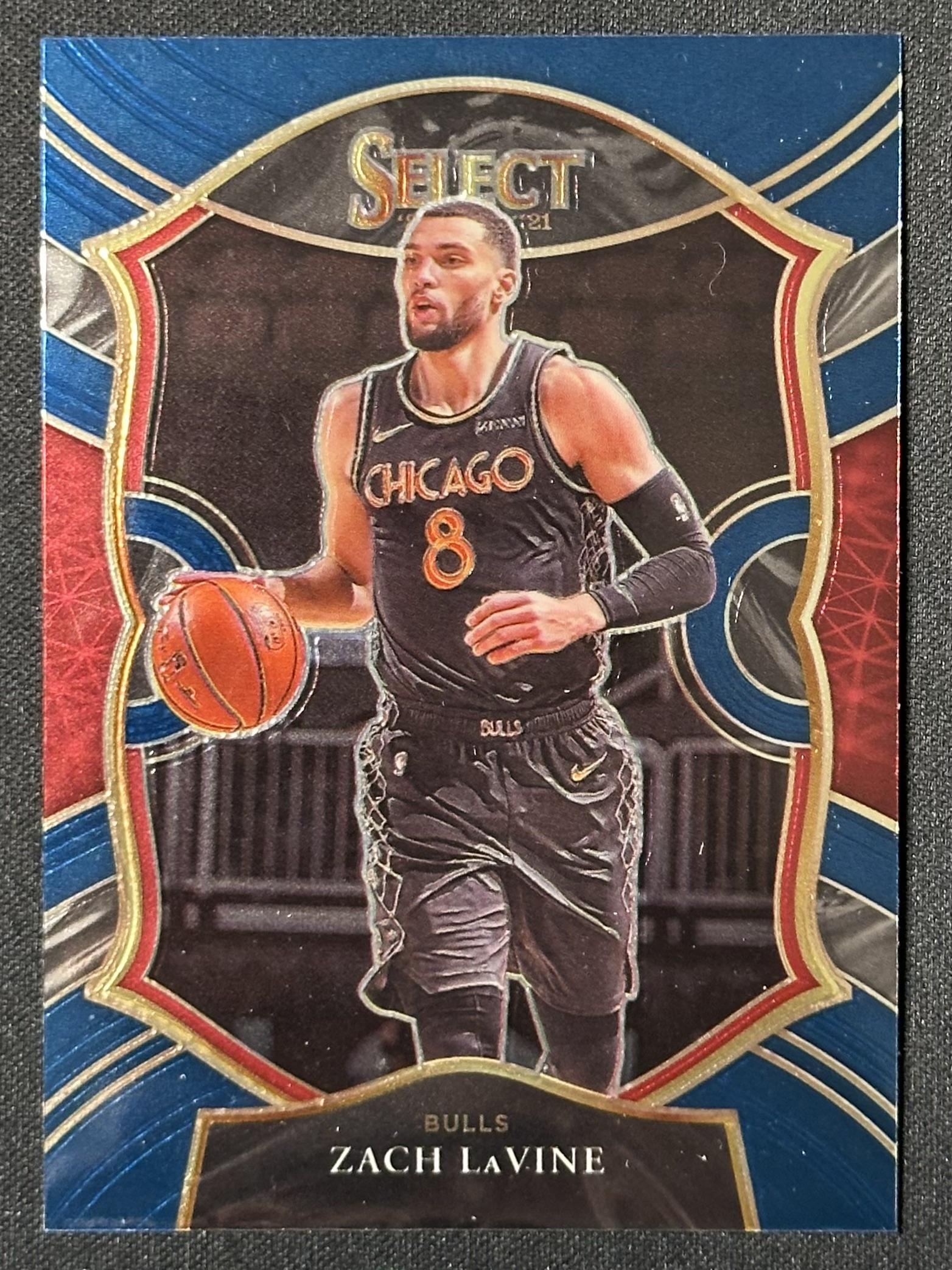 2020-21 Panini Select #14 Zach LaVine Blue