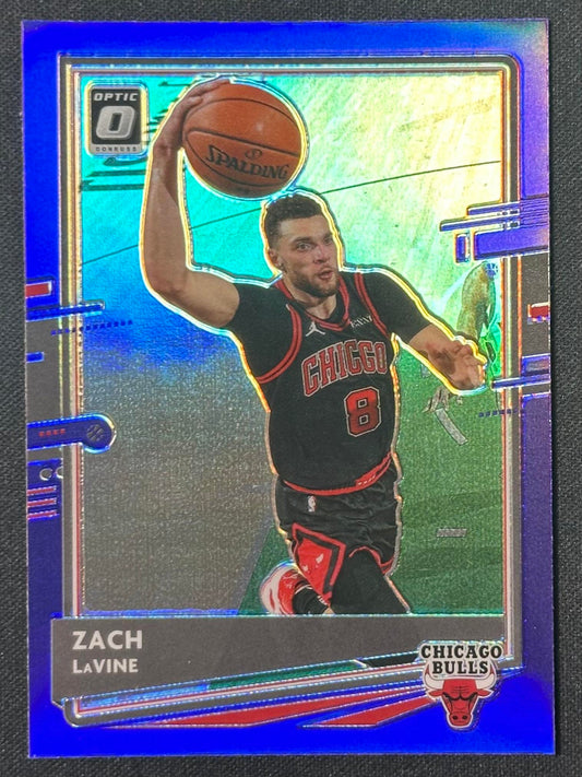 2020-21 Donruss Optic #116 Zach LaVine Purple