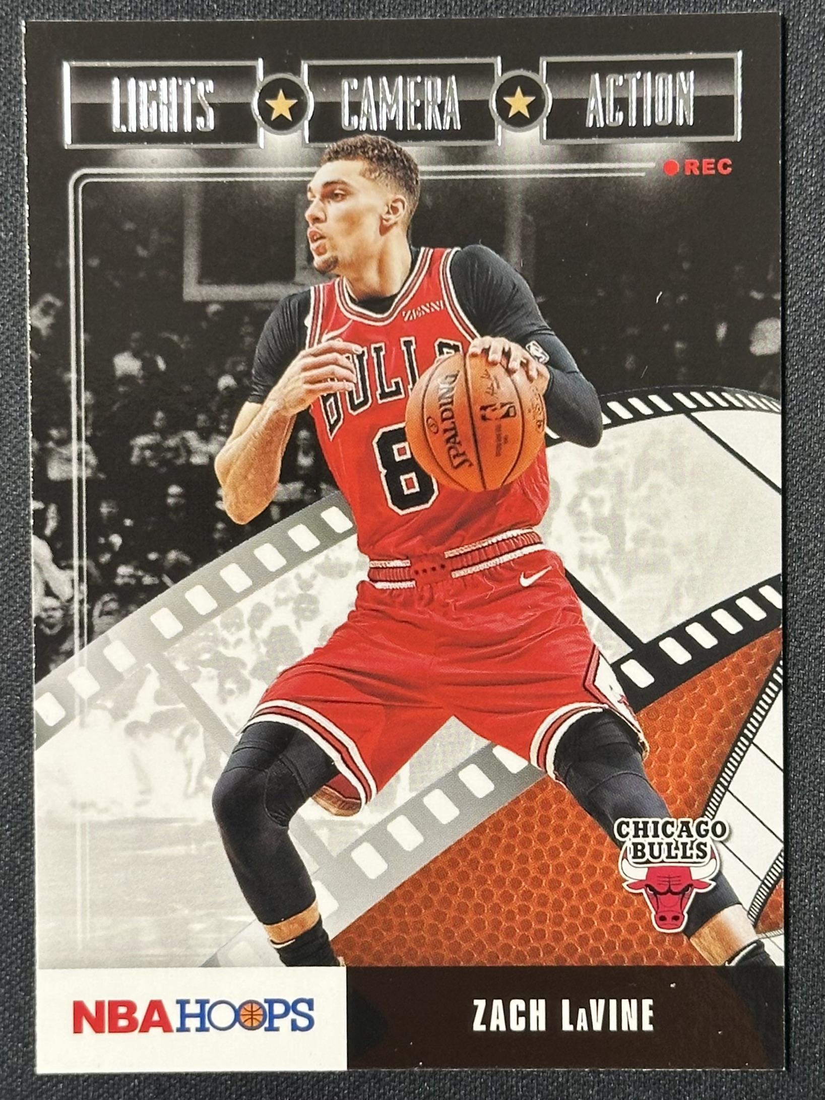 2019-20 Hoops #18 Zach LaVine Lights Camera Action