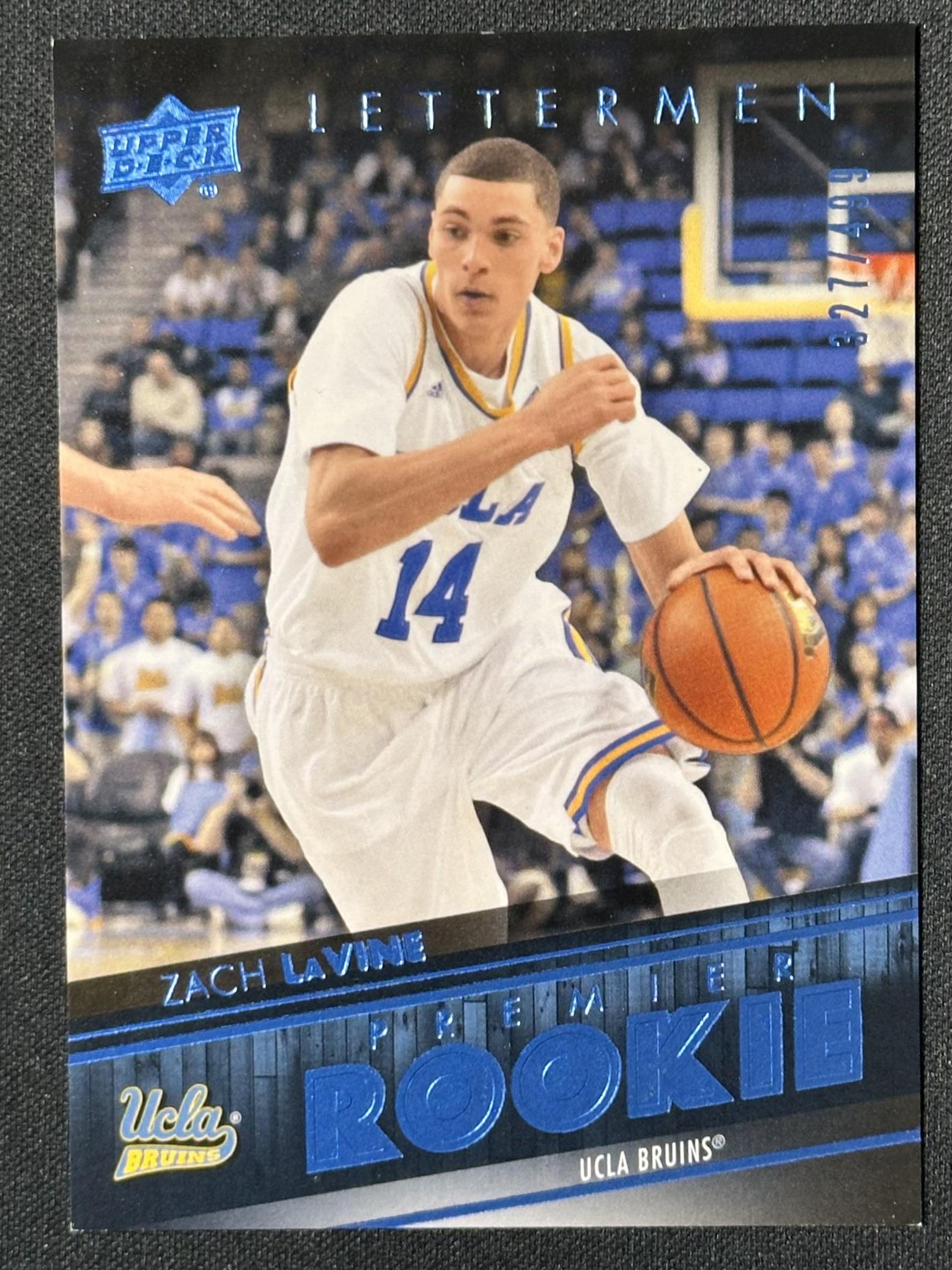 2014-15 Upper Deck Lettermen #80 Zach LaVine Blue #/499