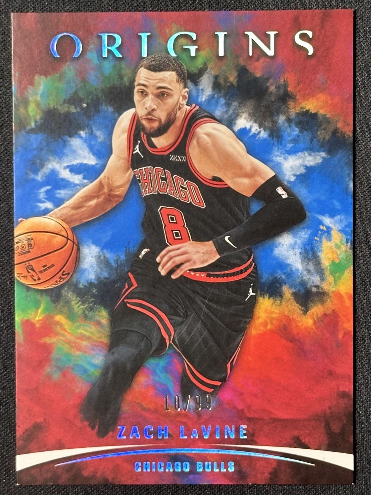 2021-22 Panini Origins #9 Zach LaVine Blue #/99