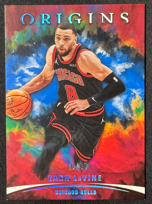 2021-22 Panini Origins #9 Zach LaVine Blue #/99
