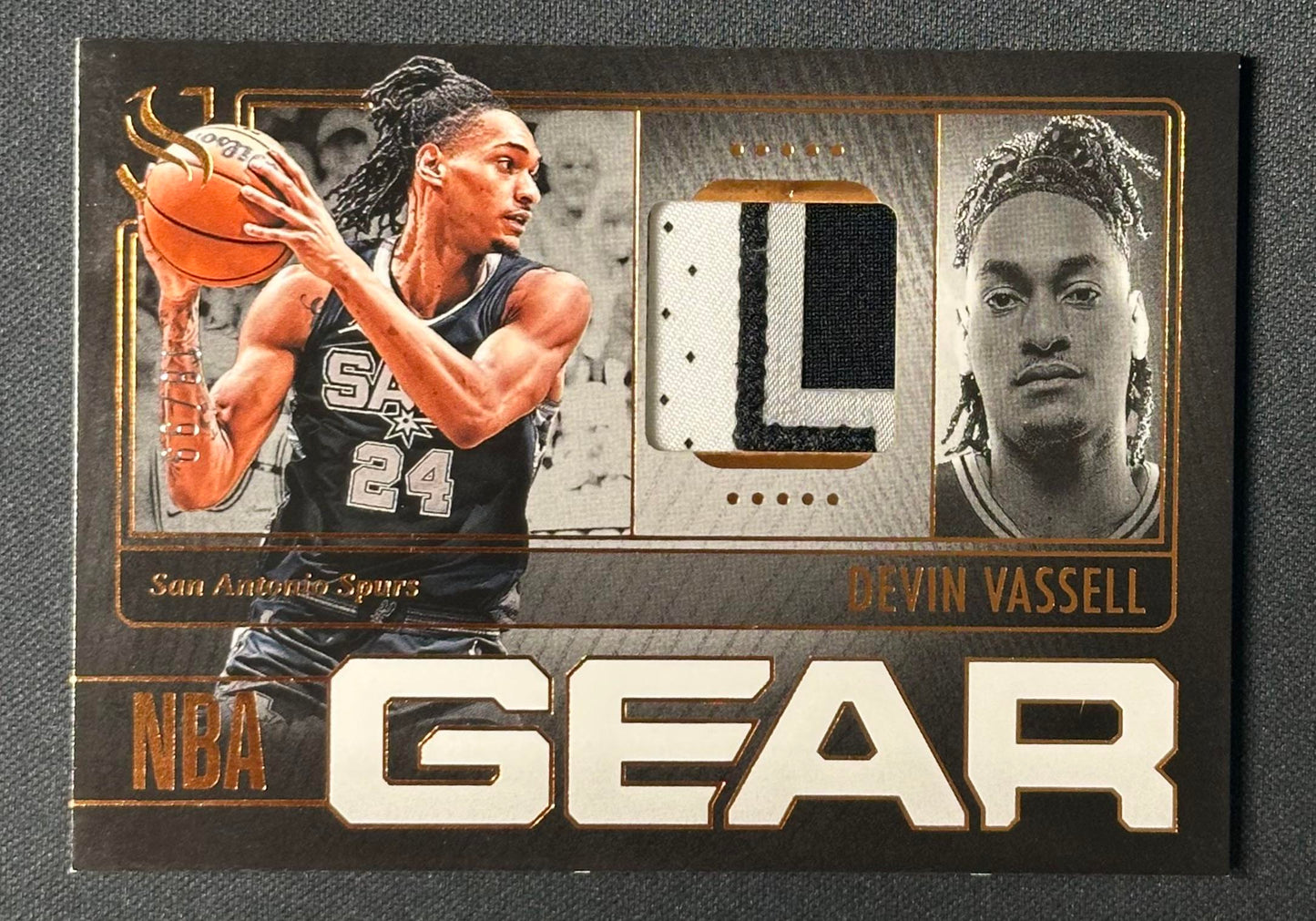 2024-25 Panini Silhouette NBA Gear Devin Vassell Bronze /99