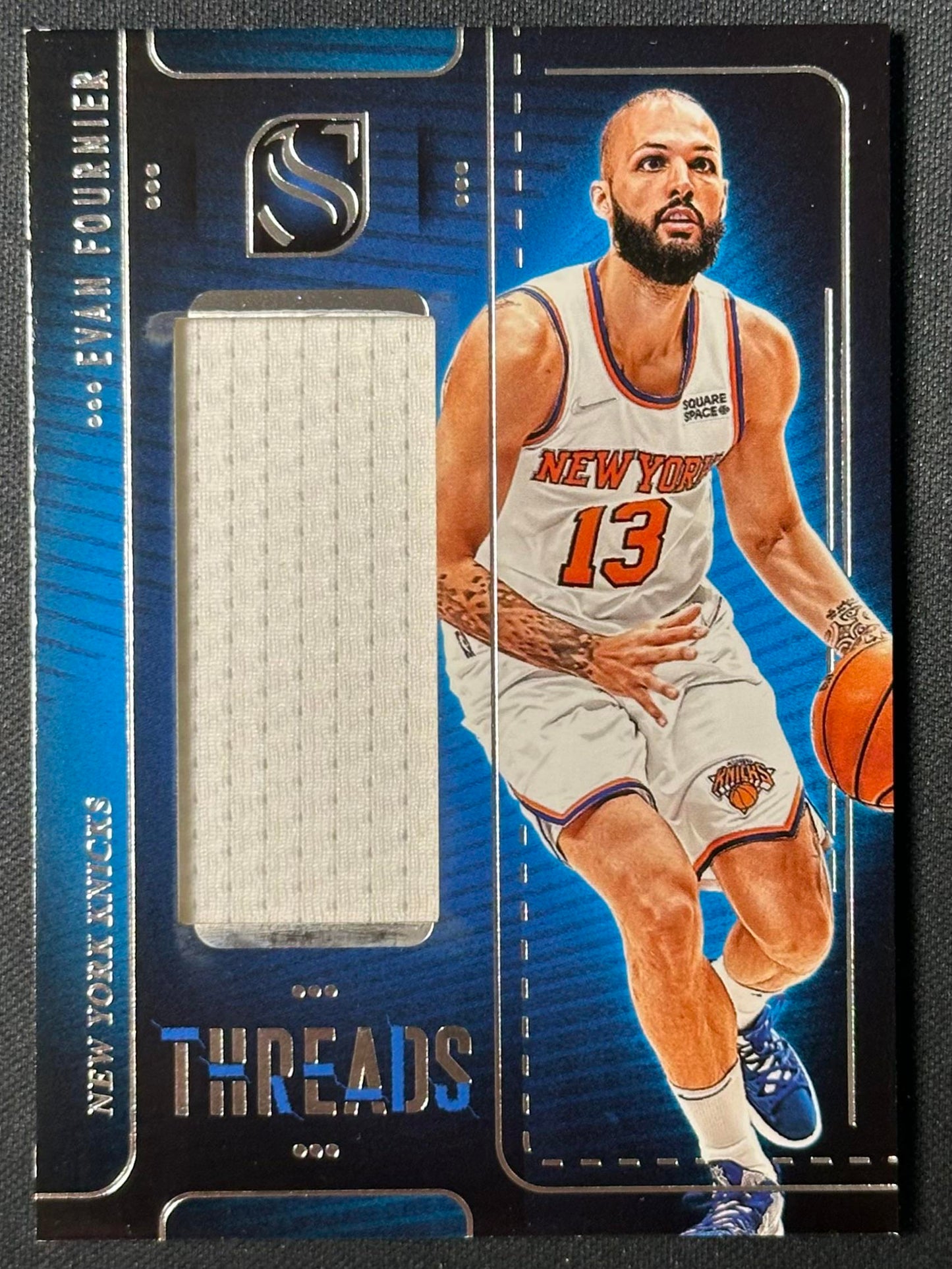 2024-25 Panini Silhouette Threads Evan Fournier