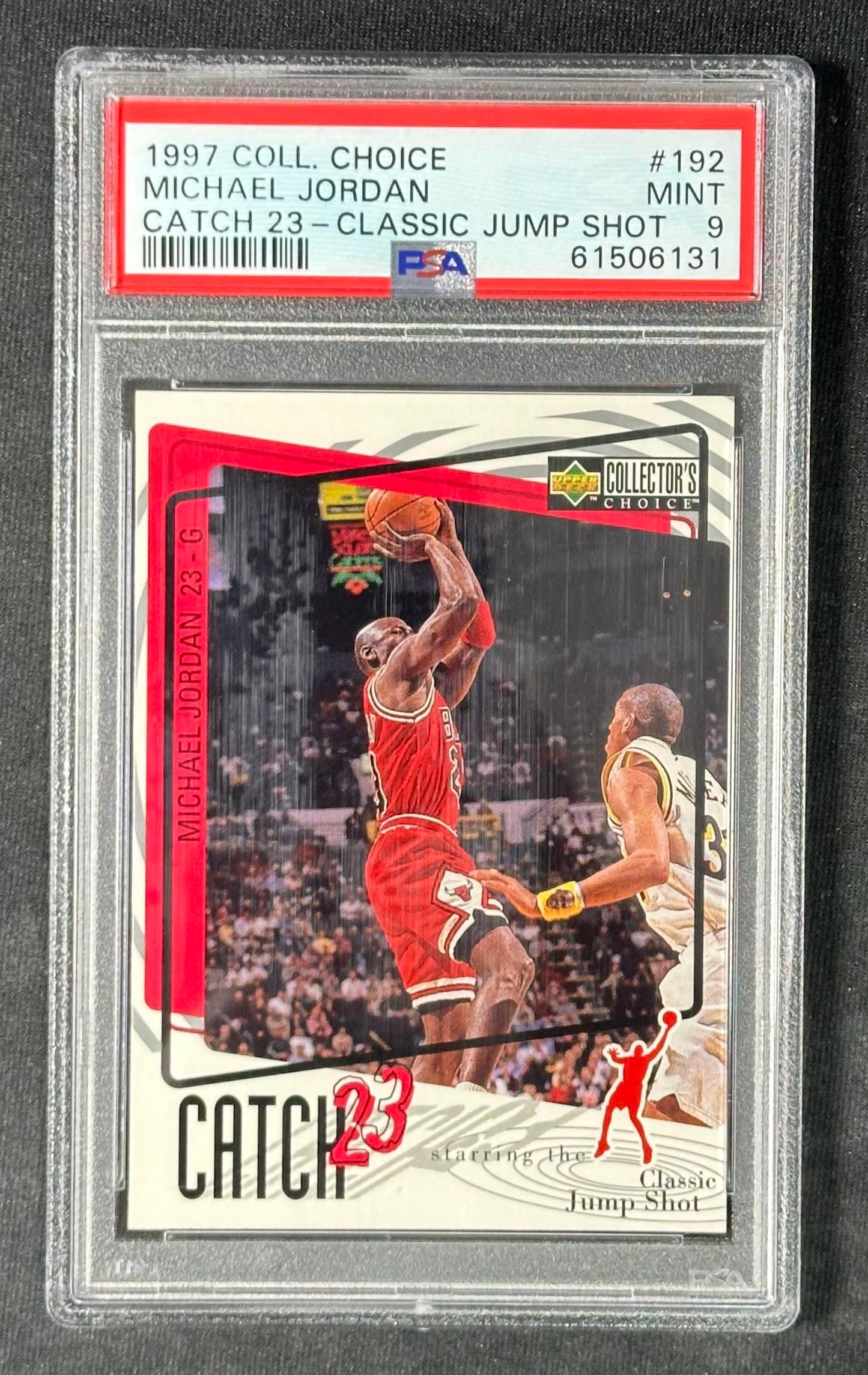 1997-98 Collector's Choice European #192 Michael Jordan PSA 9