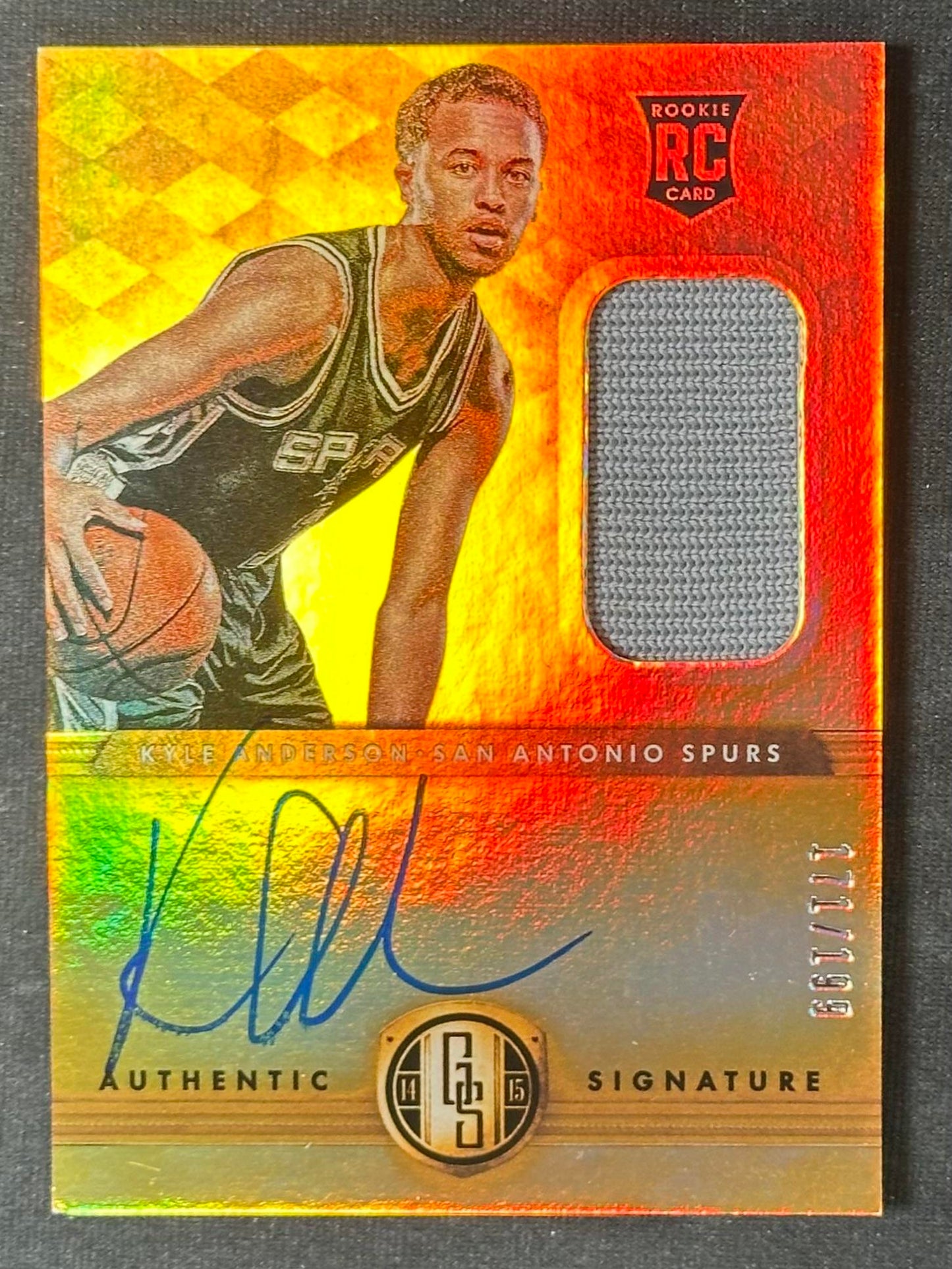 2014-15 Panini Gold Standard #217 Kyle Anderson #/199 GP