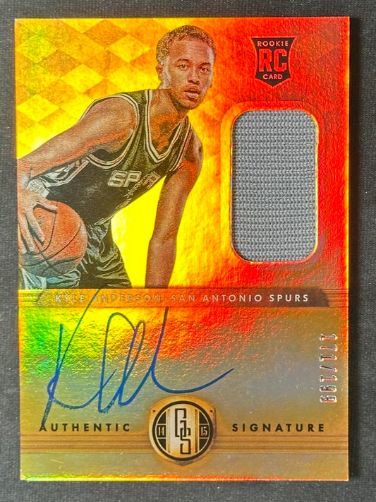 2014-15 Panini Gold Standard #217 Kyle Anderson #/199 GP