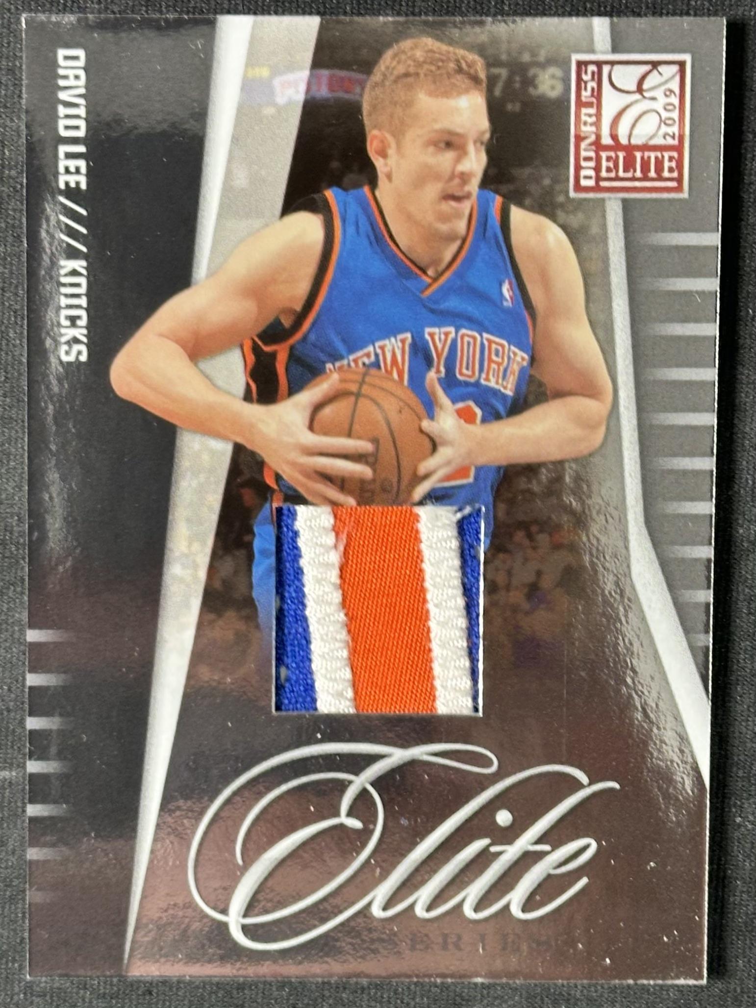 2009-10 Donruss Elite #20 David Lee Elite Series Jerseys Prime #/50