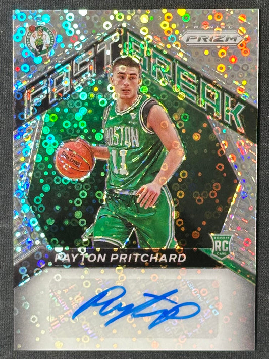 2020-21 Panini Prizm #FR-PPT Payton Pritchard Fast Break Rookie Autographs
