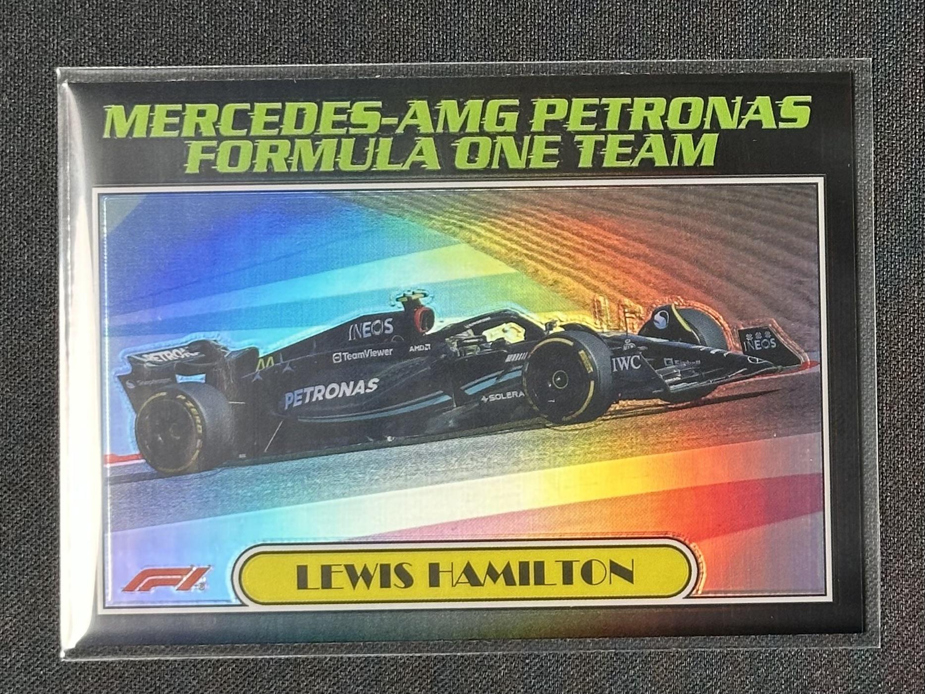 2023 Topps Chrome Formula 1 #AU77-LH Lewis Hamilton Autos of 1977