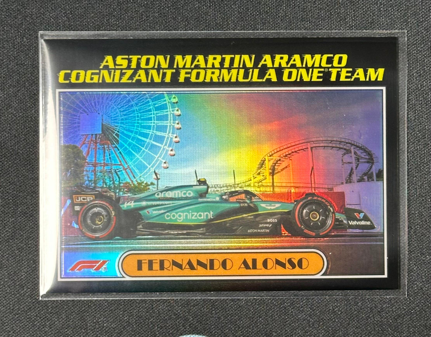 2023 Topps Chrome Formula 1 #AU77-FA Fernando Alonso Autos of 1977