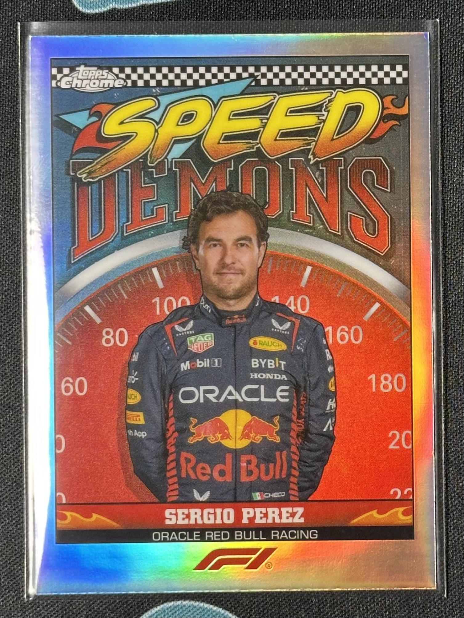 2023 Topps Chrome Formula 1 #SD-SP Sergio Perez Speed Demons