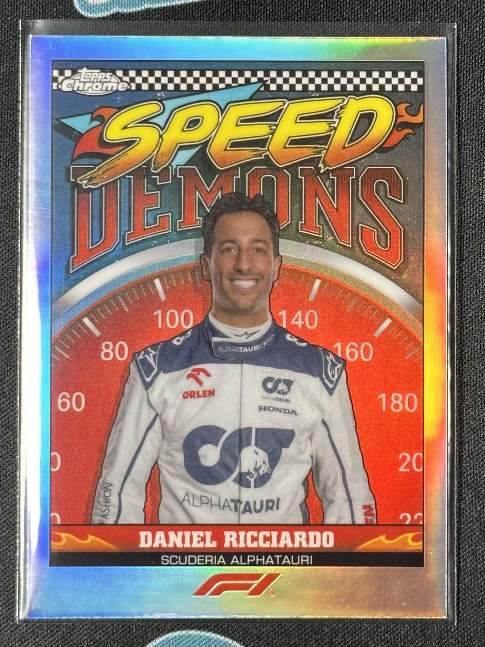 2023 Topps Chrome Formula 1 #SD-DR Daniel Ricciardo Speed Demons