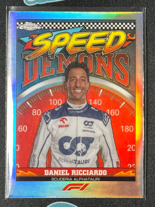 2023 Topps Chrome Formula 1 #SD-DR Daniel Ricciardo Speed Demons