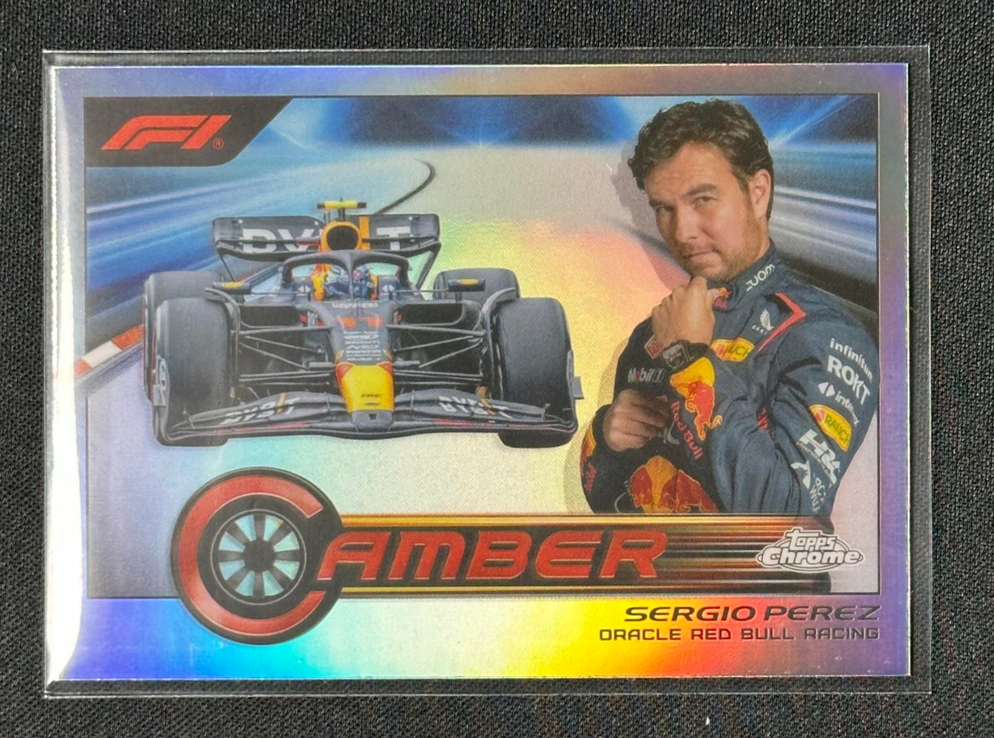 2023 Topps Chrome Formula 1 #CAM-SP Sergio Perez Camber