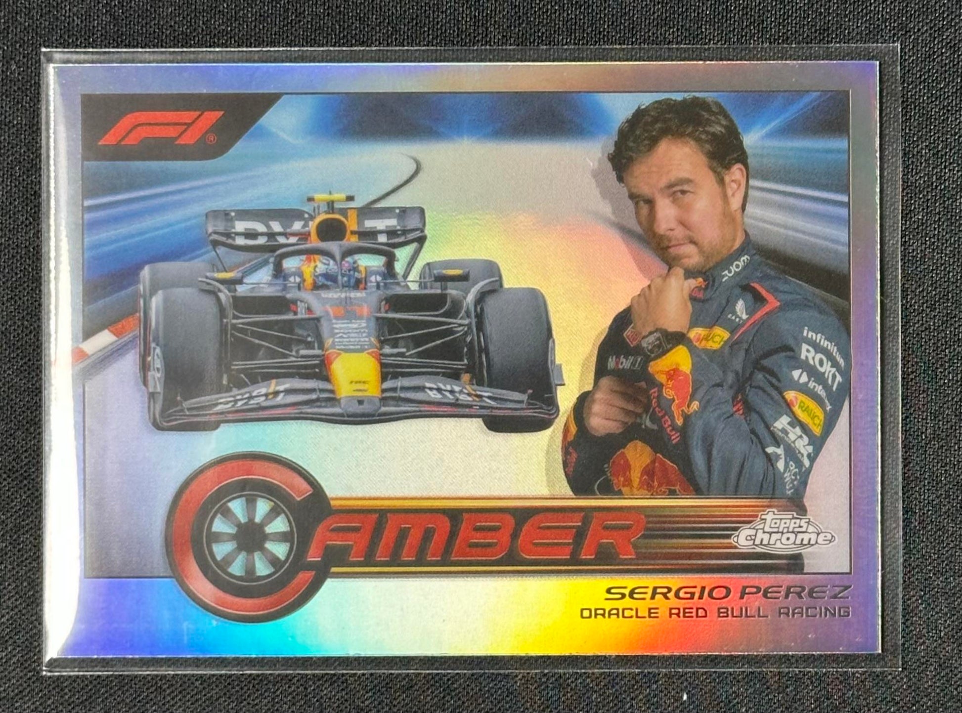 2023 Topps Chrome Formula 1 #CAM-SP Sergio Perez Camber