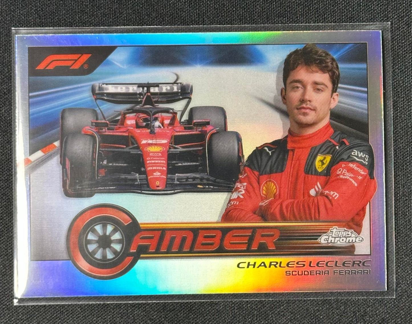 2023 Topps Chrome Formula 1 #CAM-CLI Charles Leclerc Camber