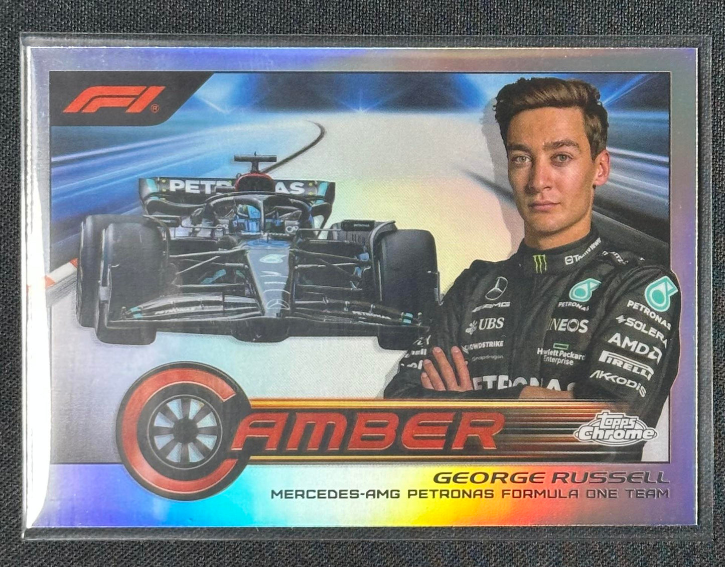 2023 Topps Chrome Formula 1 #CAM-GRIII George Russell Camber
