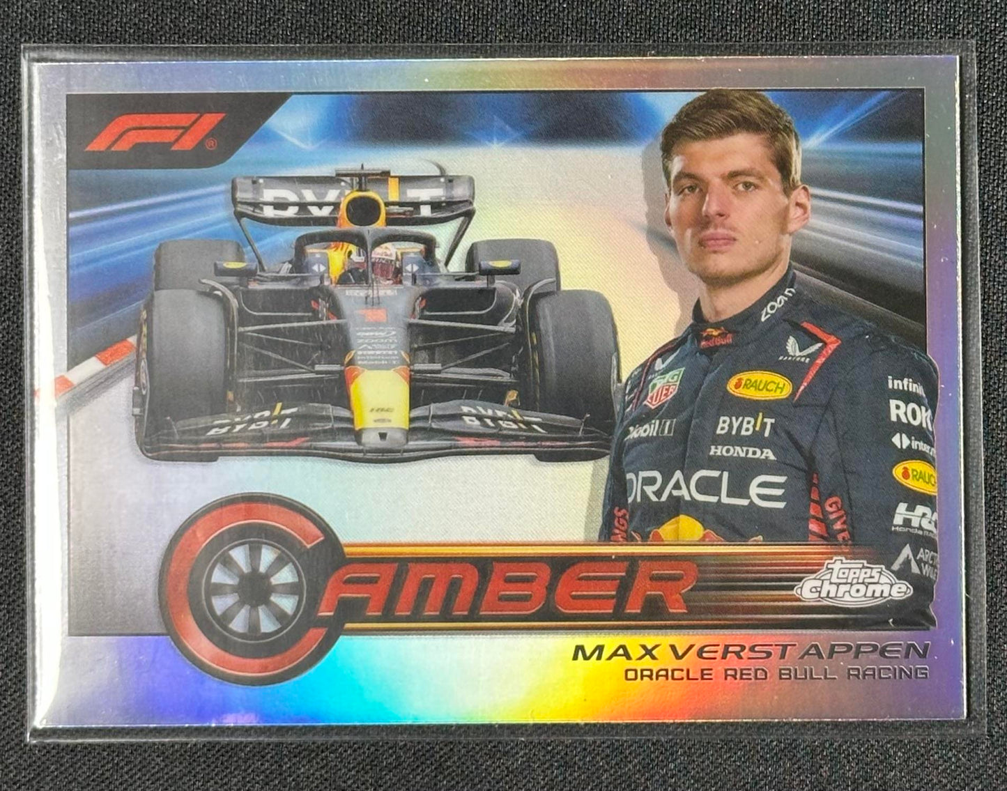 2023 Topps Chrome Formula 1 #CAM-MVIII Max Verstappen Camber