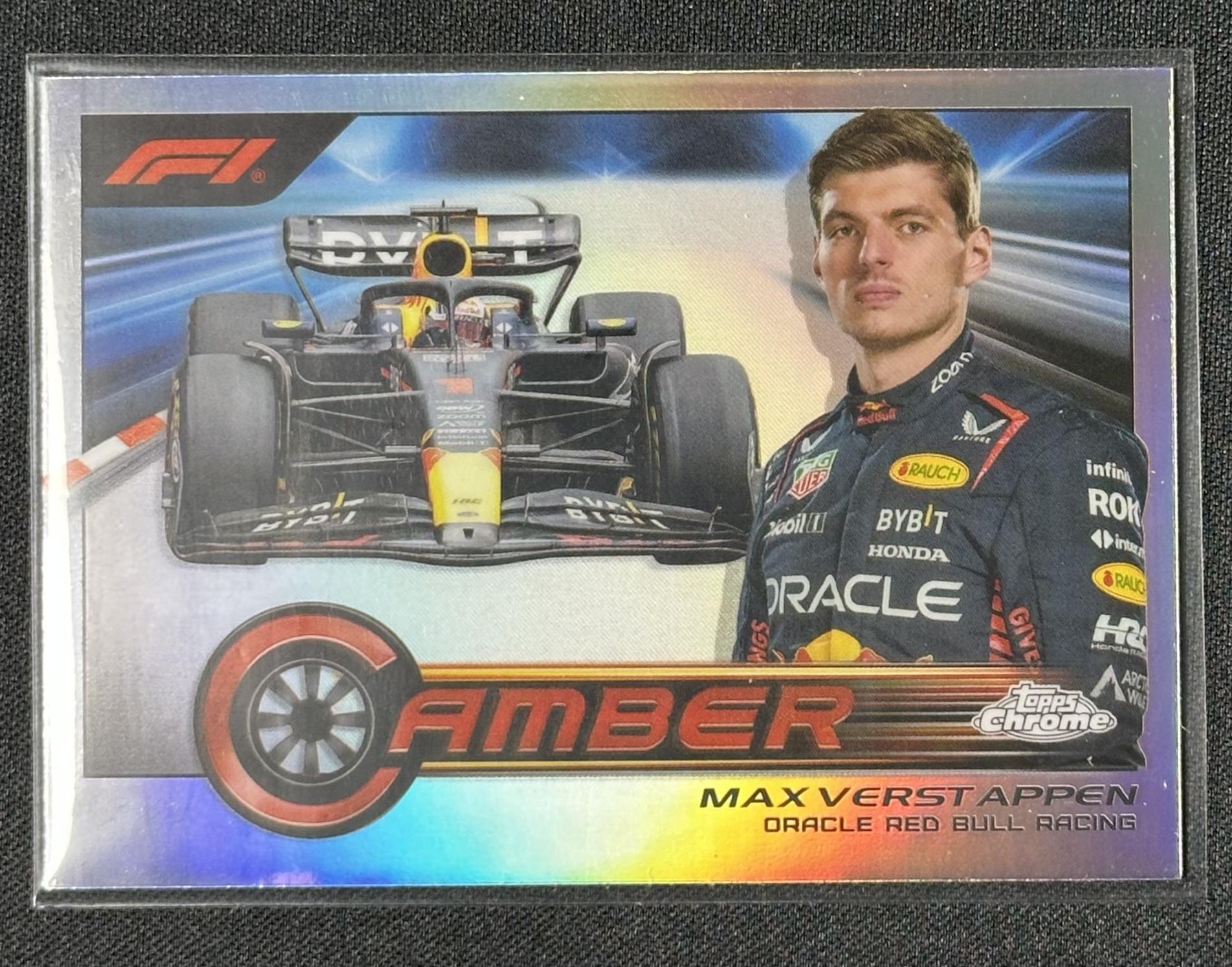 2023 Topps Chrome Formula 1 #CAM-MVIII Max Verstappen Camber