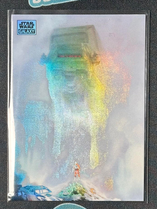 2024 Topps Chrome Star Wars Galaxy #59 Too Strong for Blasters Refractor