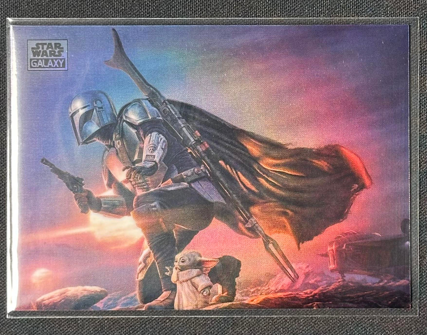 2024 Topps Chrome Star Wars Galaxy #81 A Clan of Two Refractor