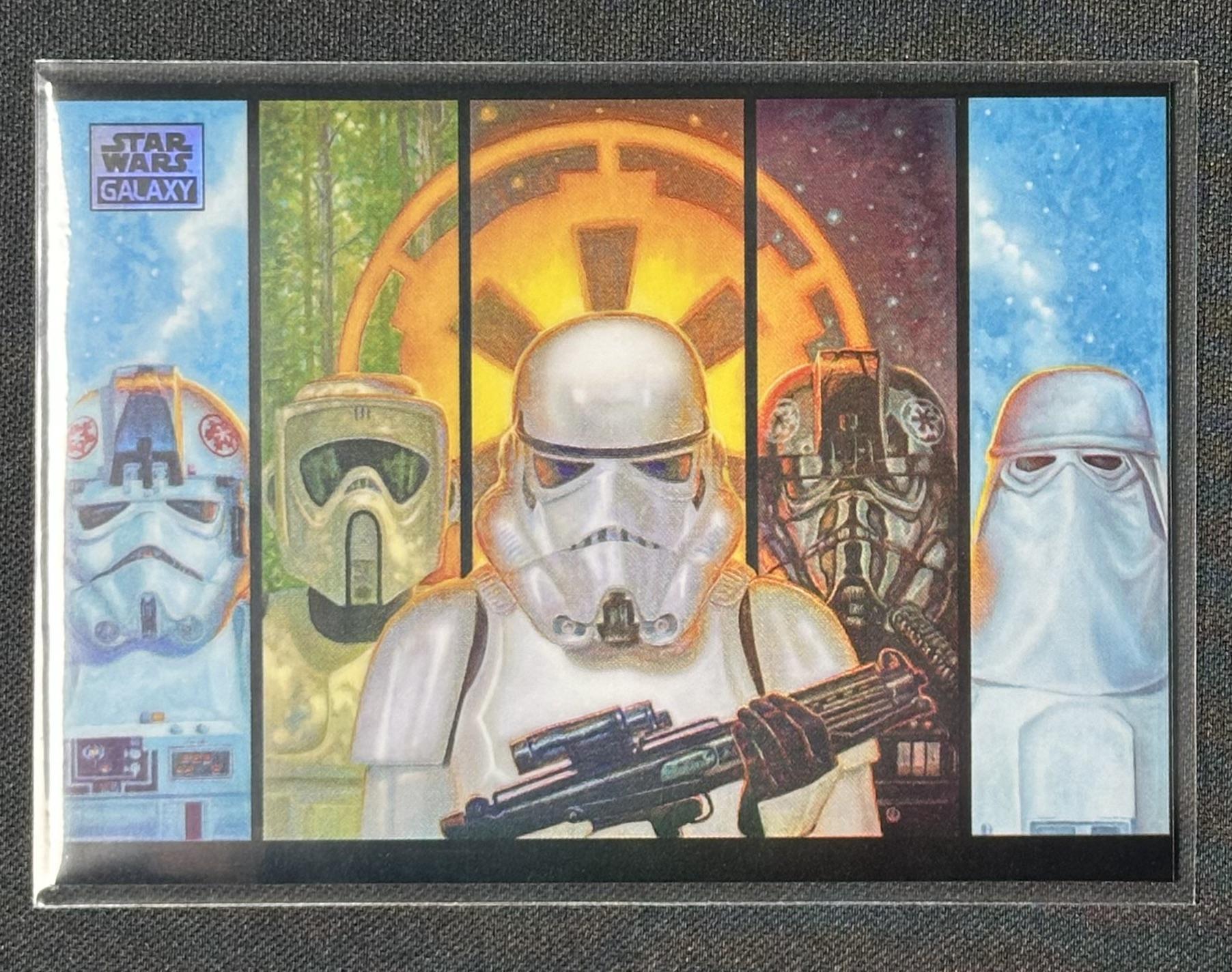 2024 Topps Chrome Star Wars Galaxy #95 Disciples of the Empire Refractor