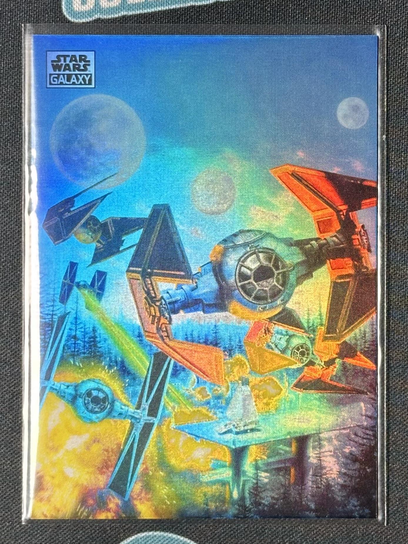 2024 Topps Chrome Star Wars Galaxy #86 Imperial Fleet Refractor