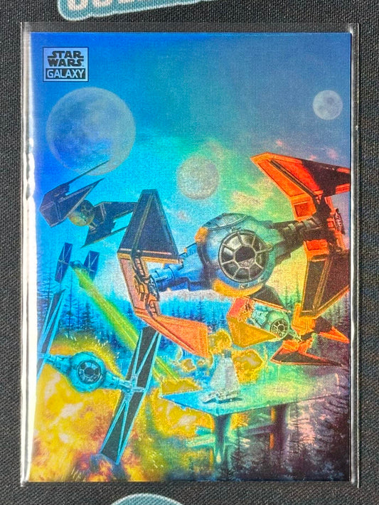 2024 Topps Chrome Star Wars Galaxy #86 Imperial Fleet Refractor
