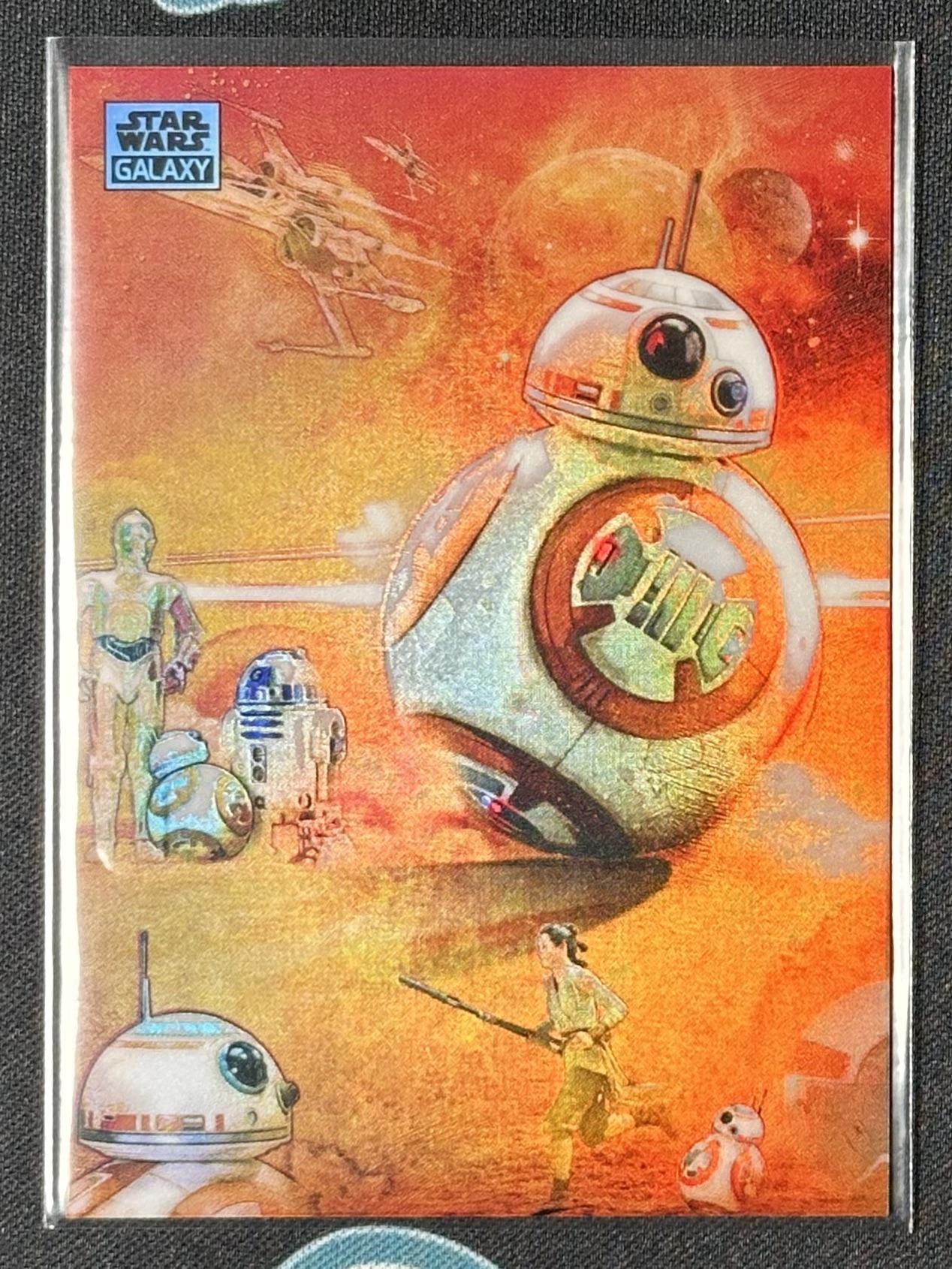 2024 Topps Chrome Star Wars Galaxy #16 Adventures of BB-8 Refractor