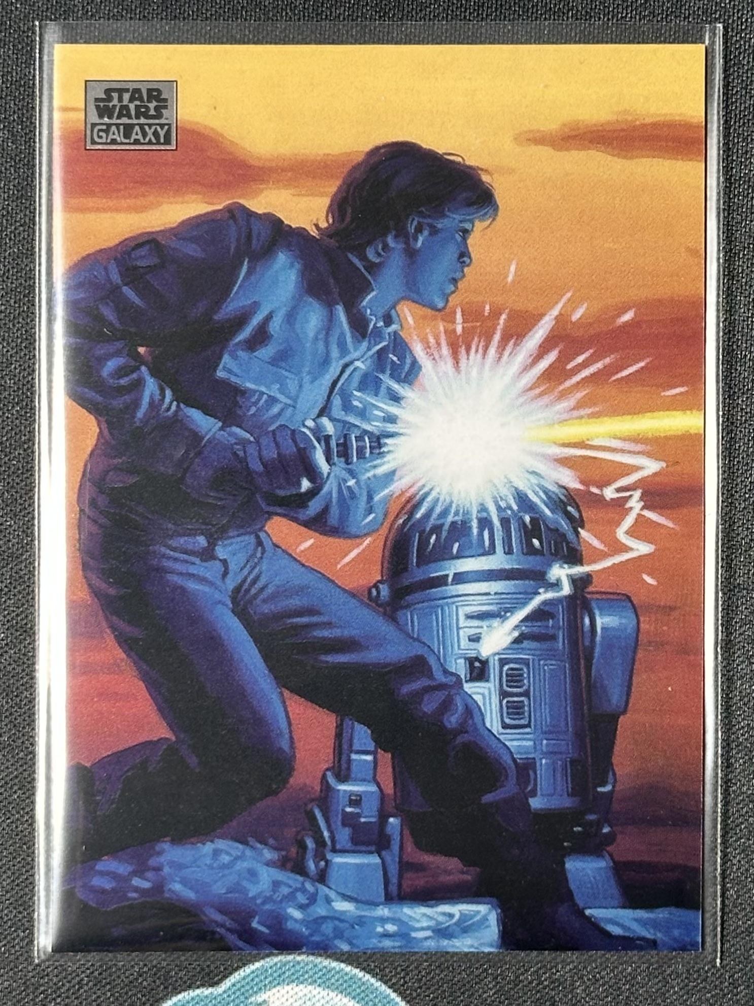 2024 Topps Chrome Star Wars Galaxy #50 Luke Skywalker and R2-D2