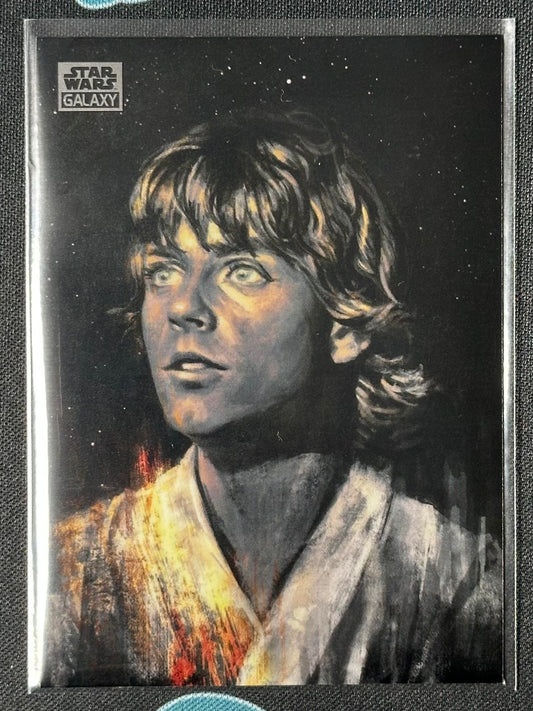 2024 Topps Chrome Star Wars Galaxy #83 Luke Skywalker