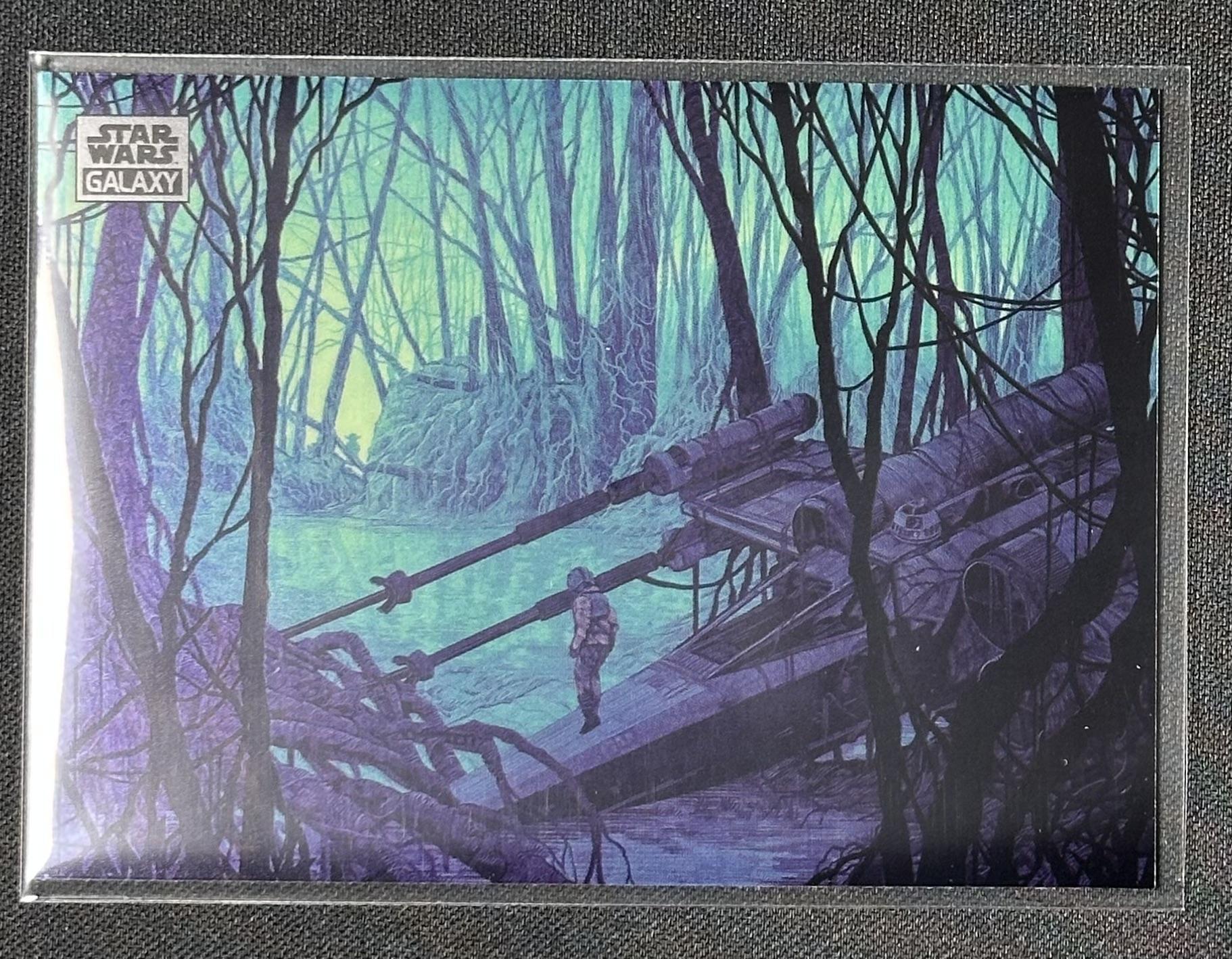 2024 Topps Chrome Star Wars Galaxy #46 Dagobah