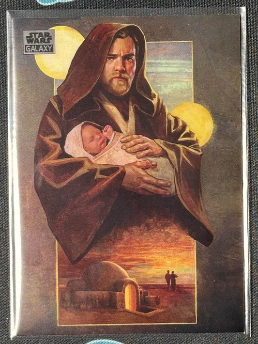 2024 Topps Chrome Star Wars Galaxy #77 I Will Watch Over Him