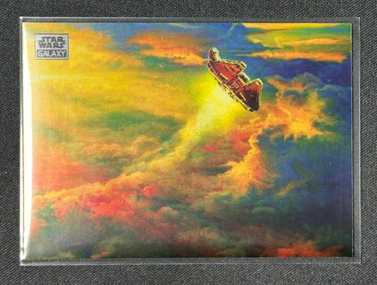 2024 Topps Chrome Star Wars Galaxy #93 Falcon Rising