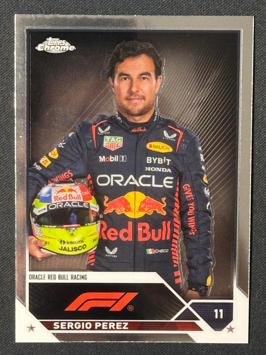 2023 Topps Chrome Formula 1 #9a Sergio Perez