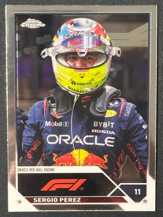 2023 Topps Chrome Formula 1 #10 Sergio Perez