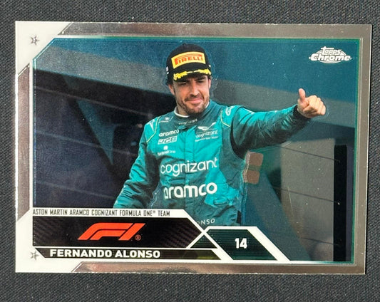 2023 Topps Chrome Formula 1 #33 Fernando Alonso
