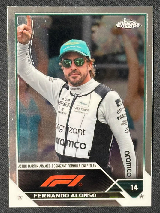 2023 Topps Chrome Formula 1 #34 Fernando Alonso