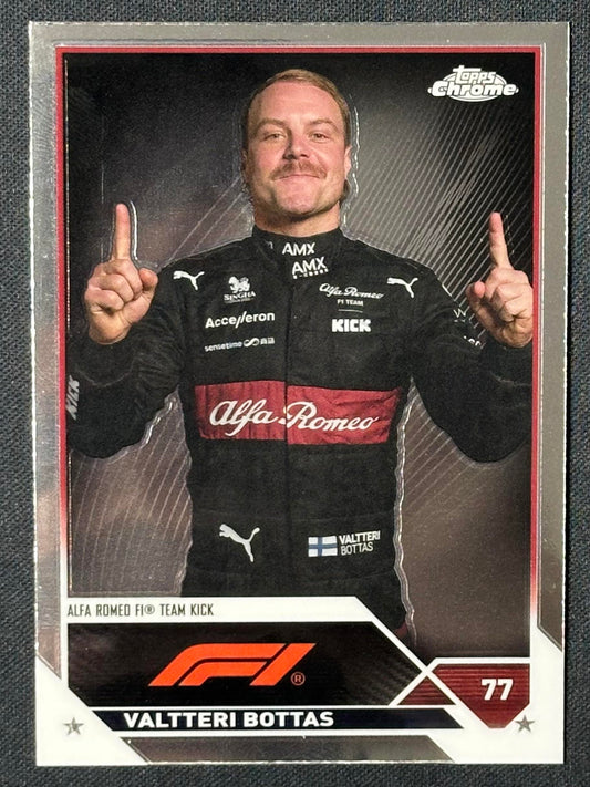 2023 Topps Chrome Formula 1 #36a Valtteri Bottas