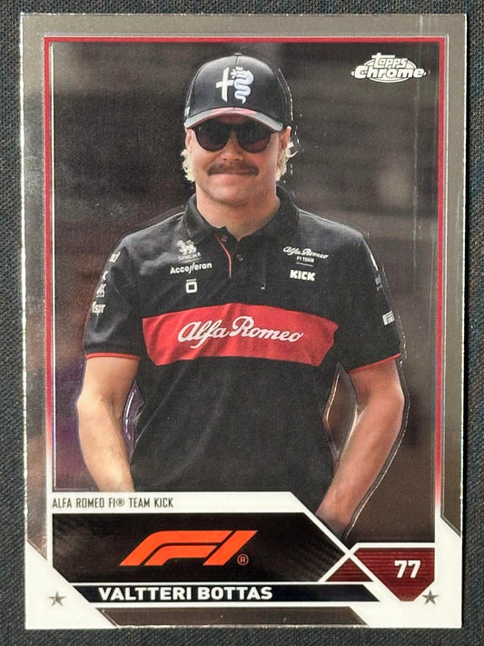 2023 Topps Chrome Formula 1 #37 Valtteri Bottas