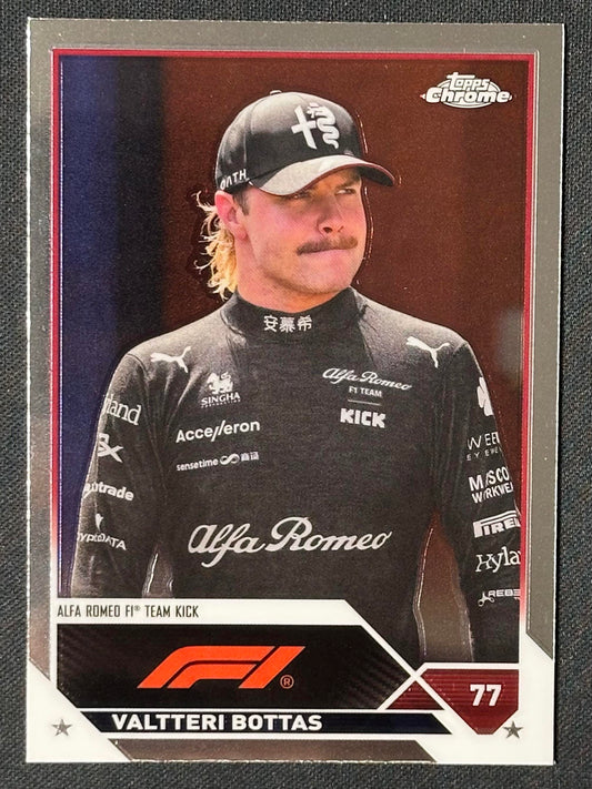 2023 Topps Chrome Formula 1 #38 Valtteri Bottas