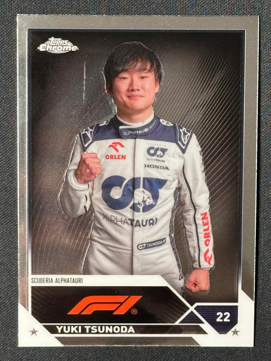 2023 Topps Chrome Formula 1 #55 Yuki Tsunoda